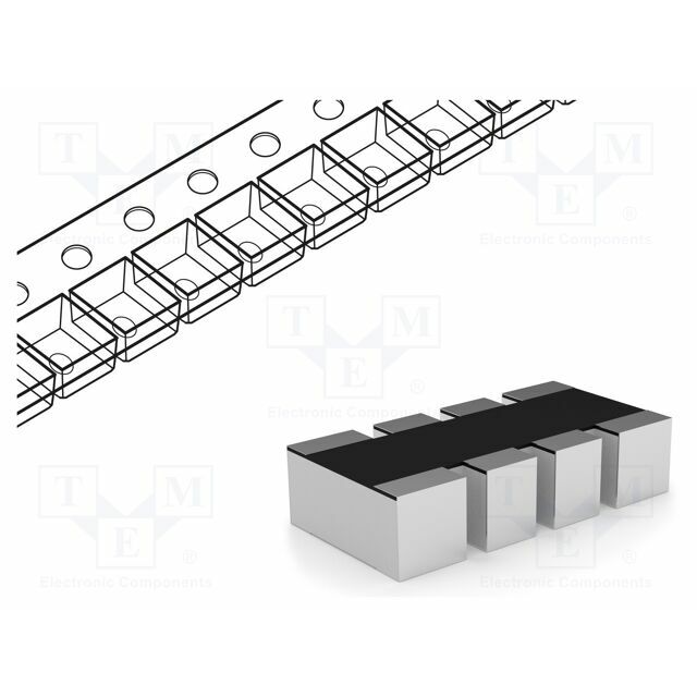 BOURNS Resistor network: Y; 0Ω; No