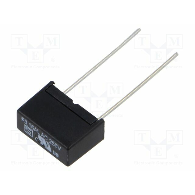 SCHURTER Fuse: fuse; 3.15A; 250VAC