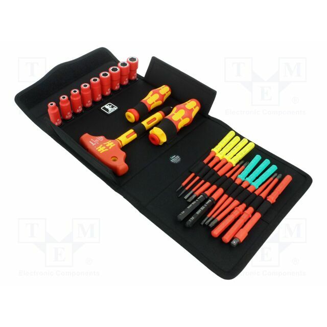 Tools set: ESD set; insulated; 25pcs