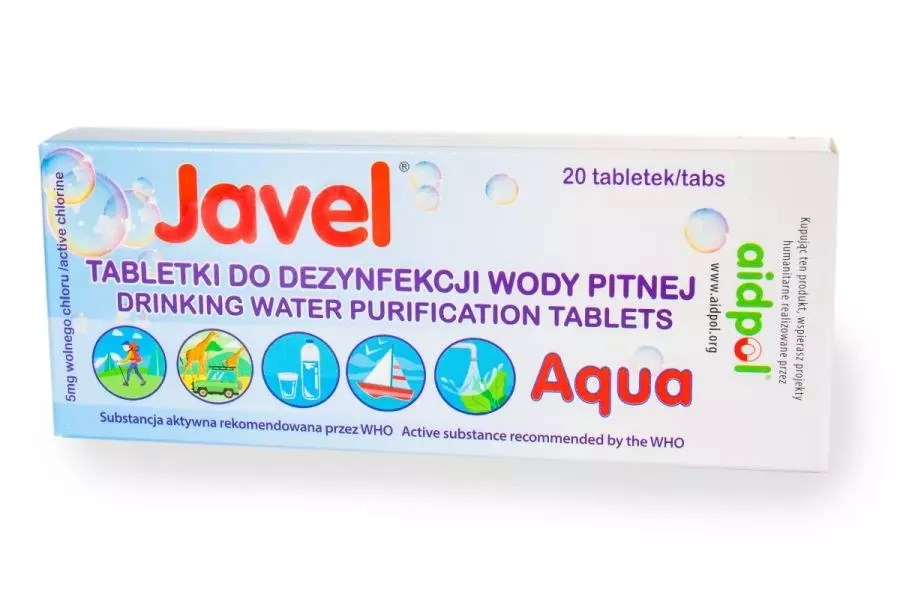 Jaico Javel Aqua water disinfection tablets