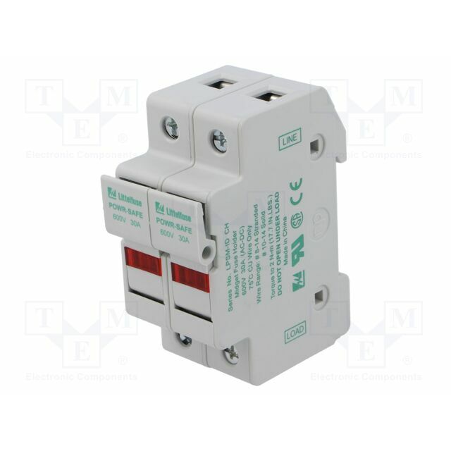 LITTELFUSE Fuse holder; 10x38mm; for DIN