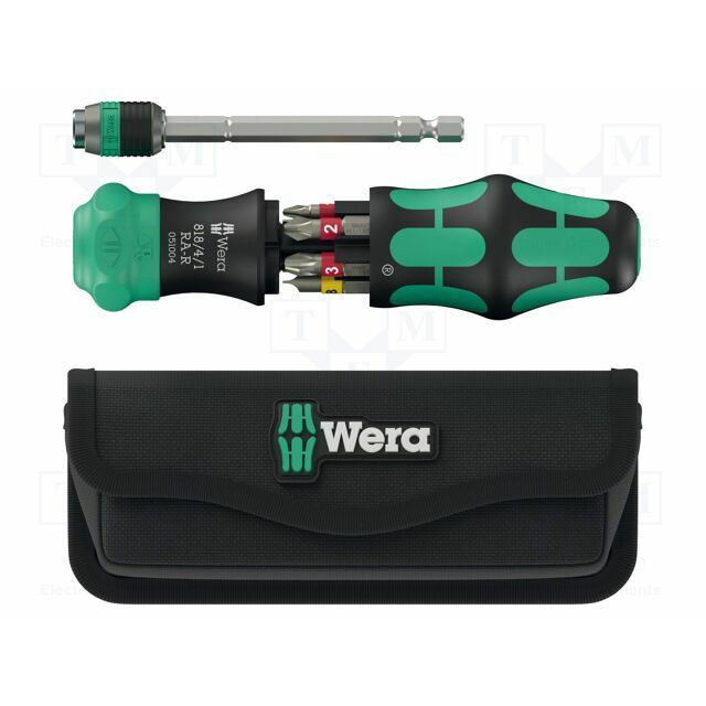 Screwdriver: universal-set; Phillips,slot; Kraftform Kompakt