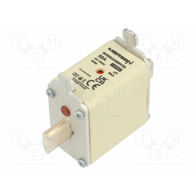 MERSEN Fuse: fuse; NH00; ceramic,industrial