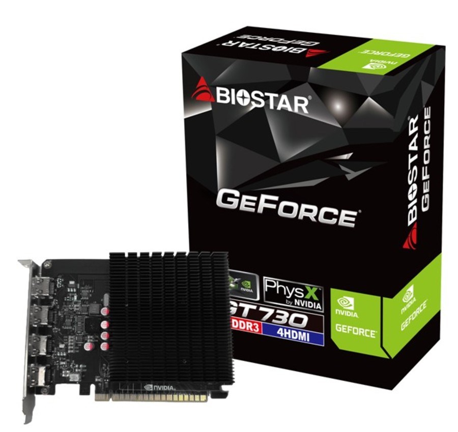 Biostar GT 730 4GB 4xHDMI graphics