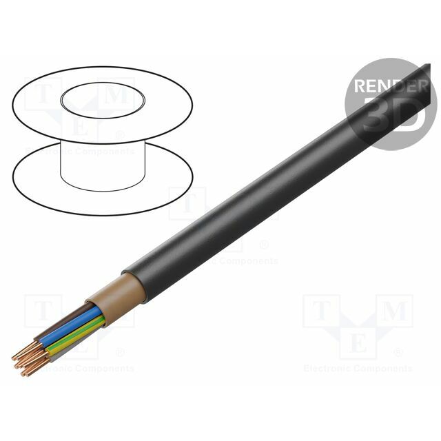 HELU Wire; NYY; 5G4mm2; round; wire