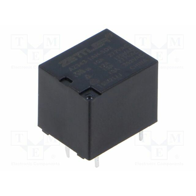 ZETTLER Relay: electromagnetic; Ucoil: 5VDC; SPST-NO