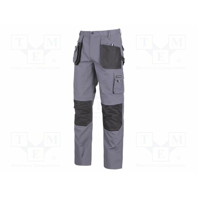 LAHTI PRO Dungarees; Size: XL; grey-black