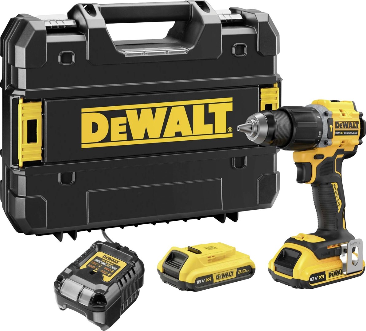 DeWALT Triecienurbjmašīna 18V 2x2Ah TSTAK (DCD799D2T-QW)