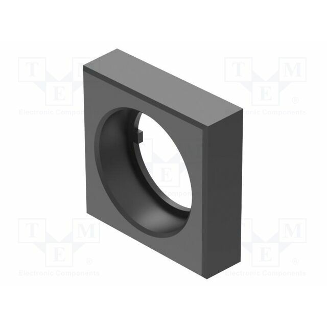 EAO Bezel; black; 24x24mm | 52-950