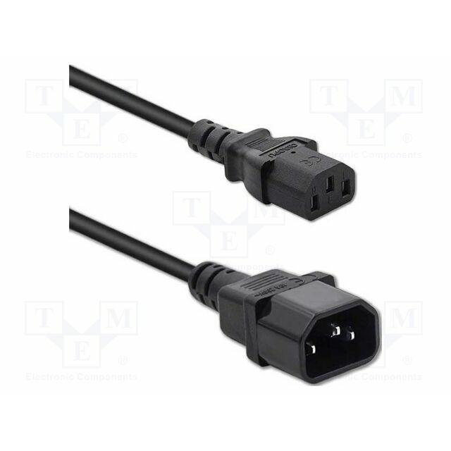 Cable; H05VV-F; 3x0.75mm2; IEC C13