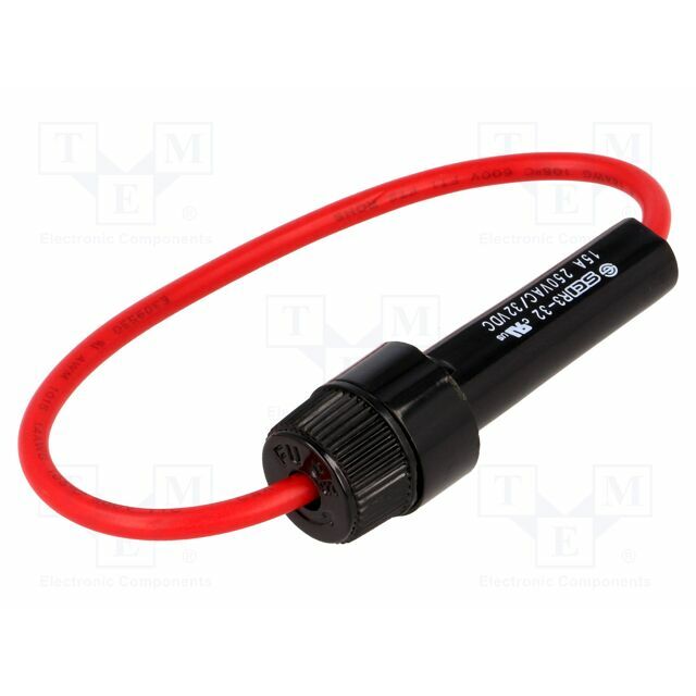 SCI Fuse holder; 5x20mm; on cable