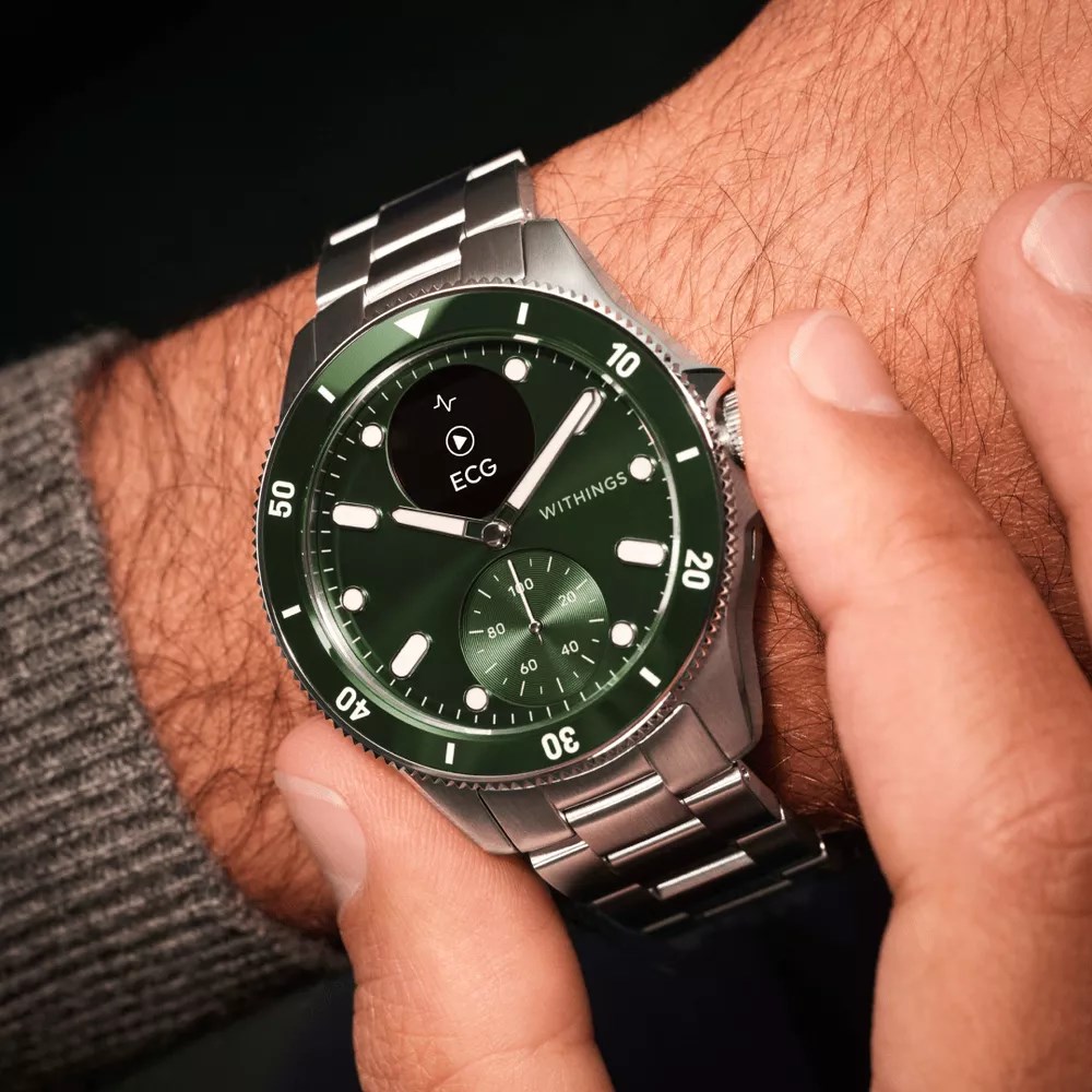 Pulkstenis Withings Scanwatch Nova 42mm Green