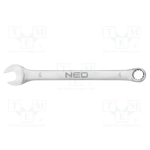 NEO TOOLS Wrench: combination spanner; double-sided