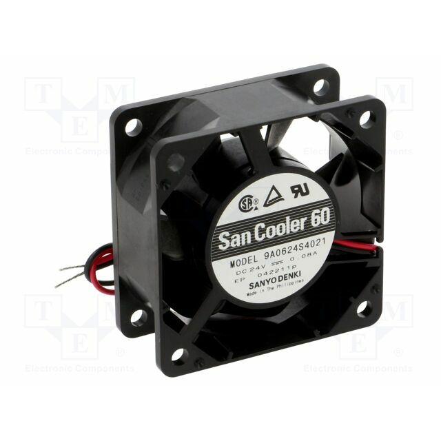 SANYO DENKI Fan: DC; 60x60x25mm; axial