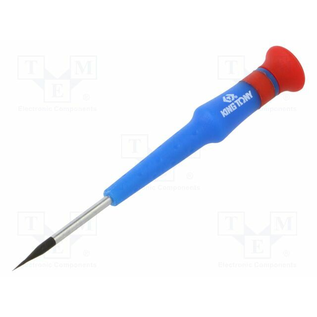 KING TONY Screwdriver: precision; slot; 1x0