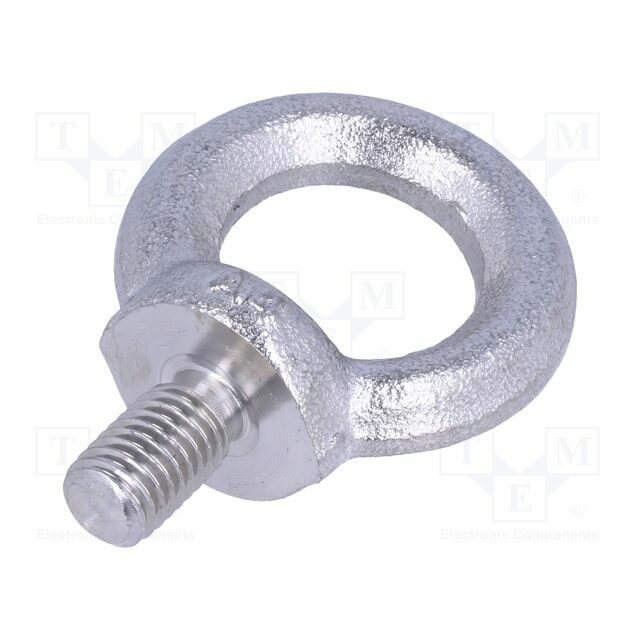 ELESA+GANTER Lifting eye bolt; M16; M16x27