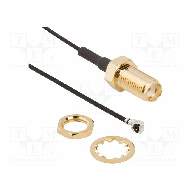 AMPHENOL RF Cable; 0.3m; AMC