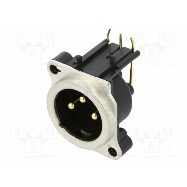 AMPHENOL Connector: XLR; socket; male; 6A
