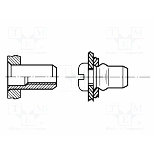 BOSSARD Rivet nut; M5; aluminium; BN