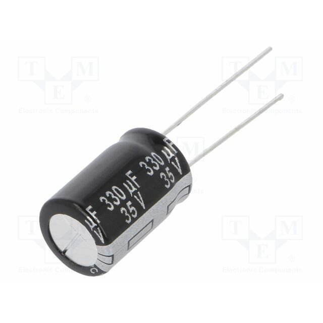 PANASONIC Capacitor: electrolytic; THT; 470uF; 25VDC