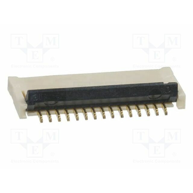 OMRON Connector: FFC/FPC; gold-plated; 200mA; 50V