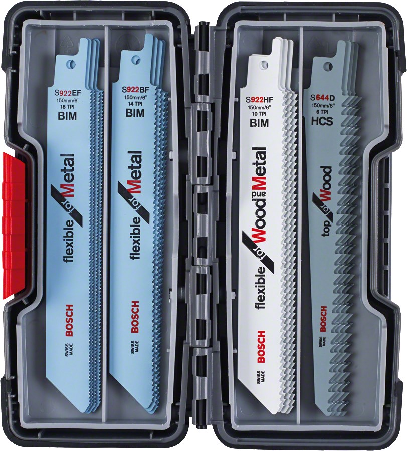 20 Zobenzāģa asmeņu komplekts ToughBox Bosch