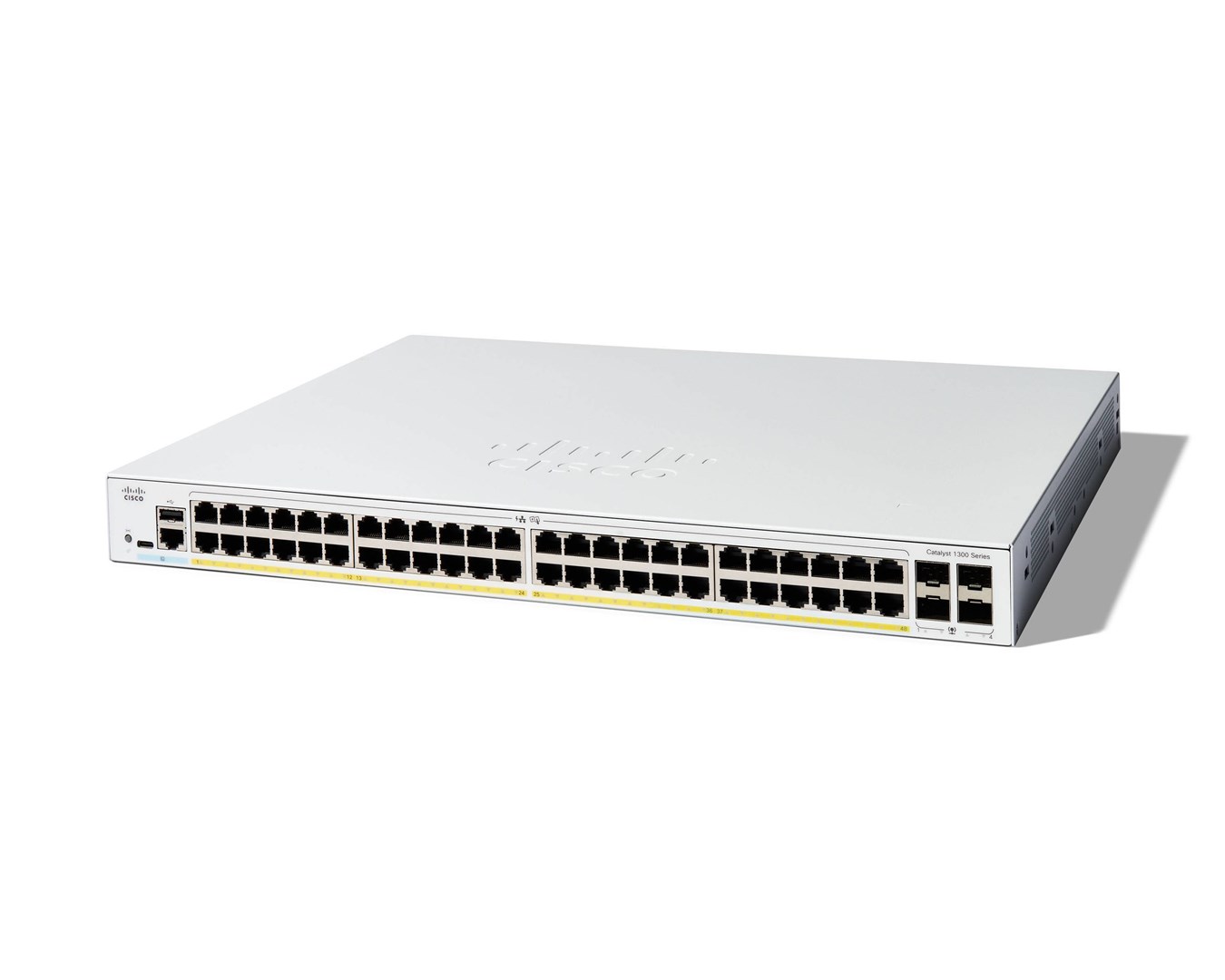 Cisco Catalyst 1300-48P-4G pārvaldītais komutators, 48