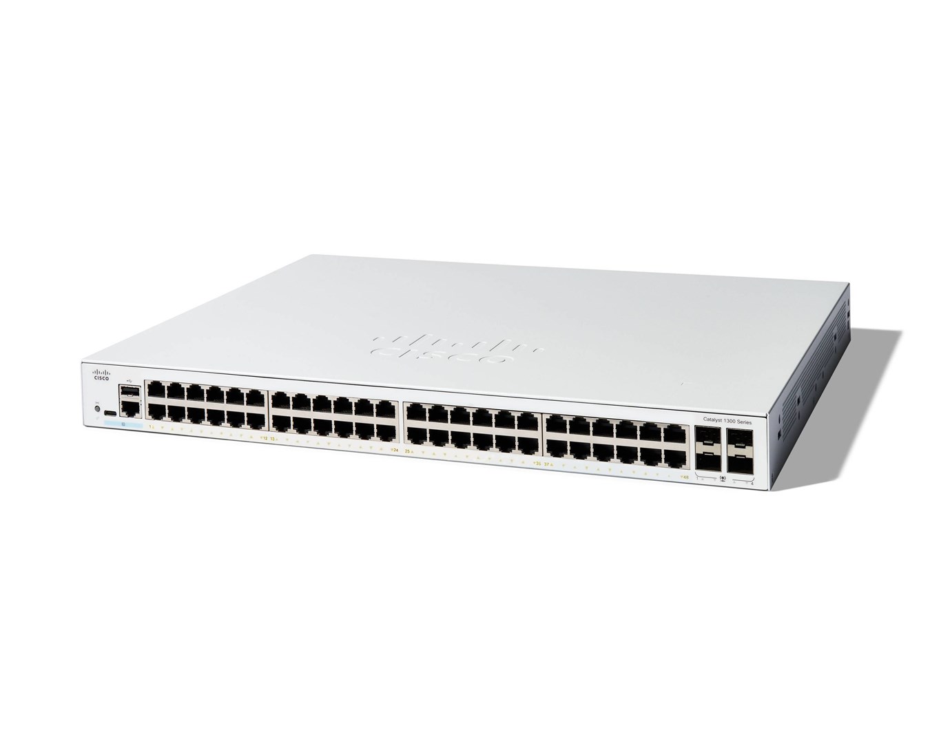 Cisco Catalyst 1300-48T-4G pārvaldītais komutators, 48