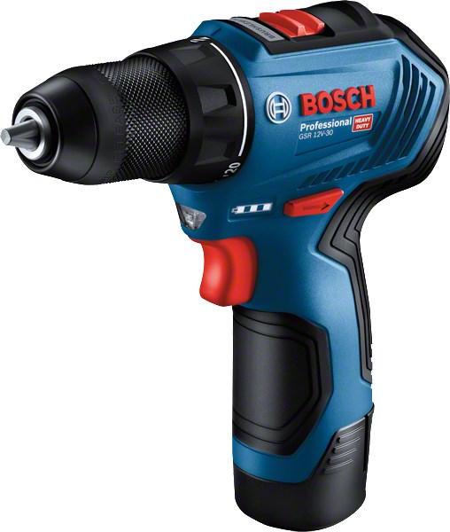 BOSCH SCREWDRIVER GSR 12V-30 2x2.0Ah