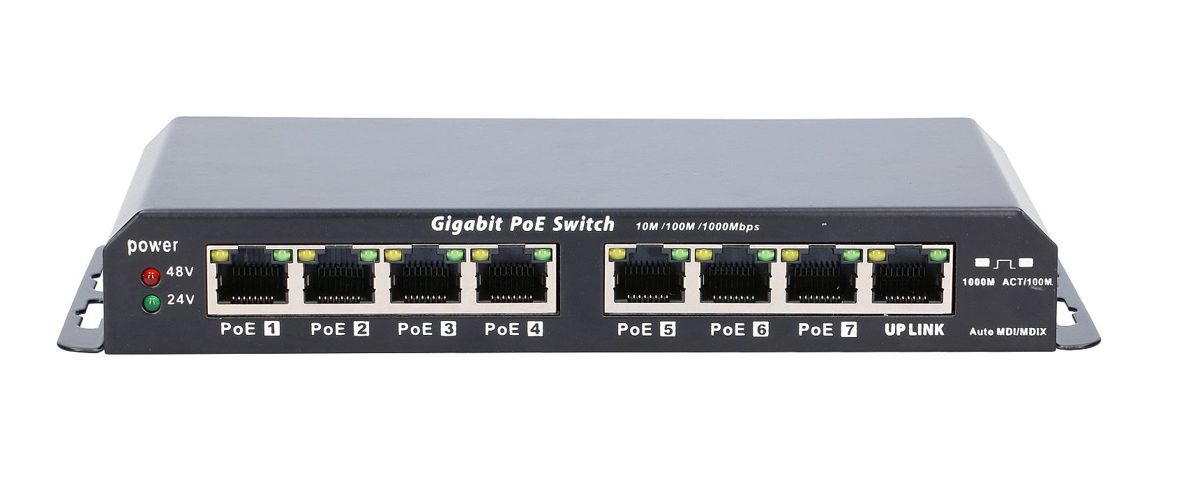 Extralink PoE Slēdzis KRATOS 7x Gigabit