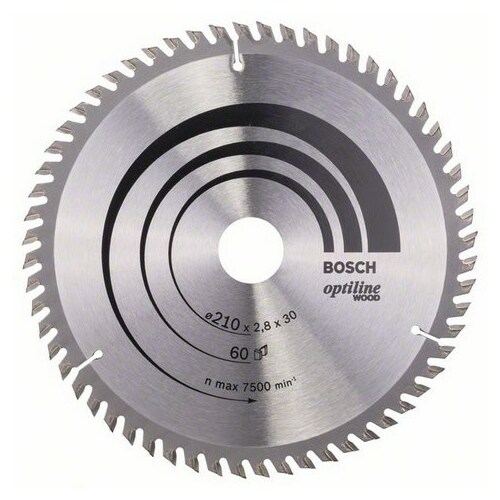 Ripzāģa disks 210x30 mm Optiline Wood