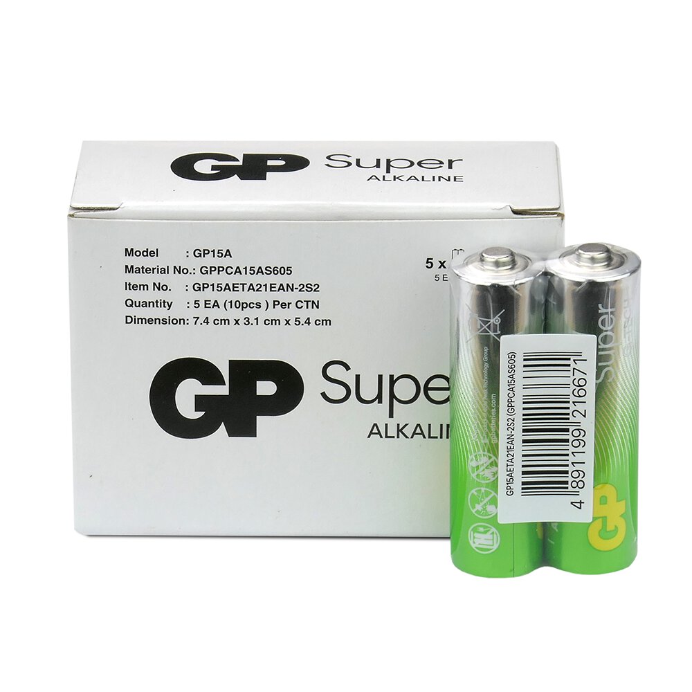 G-TECH Super Alkaline Sārma baterija AA