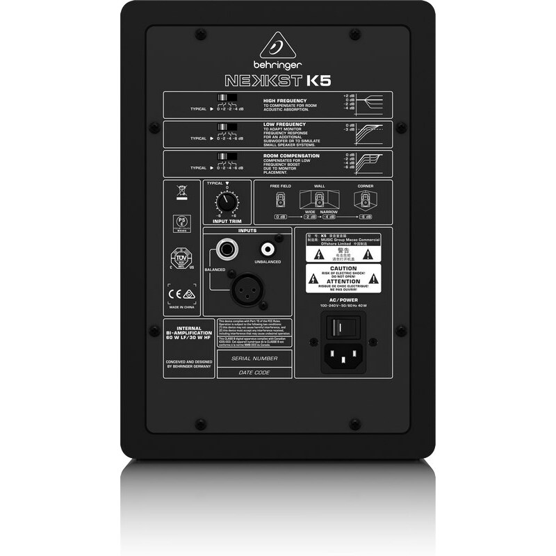 Behringer NEKKST K5 loudspeaker Black Wired