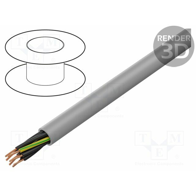 HELU Wire; MEGAFLEX®500; 8G1mm2; unshielded; 300V