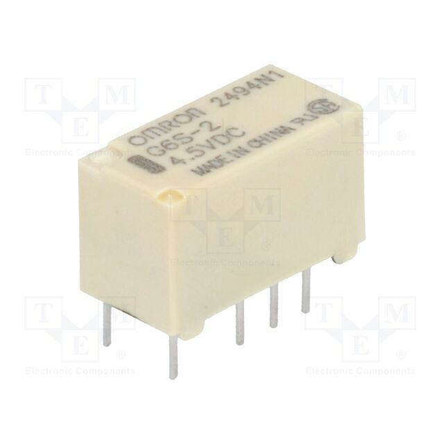 OMRON Electronic Components Relay: electromagnetic; Ucoil: