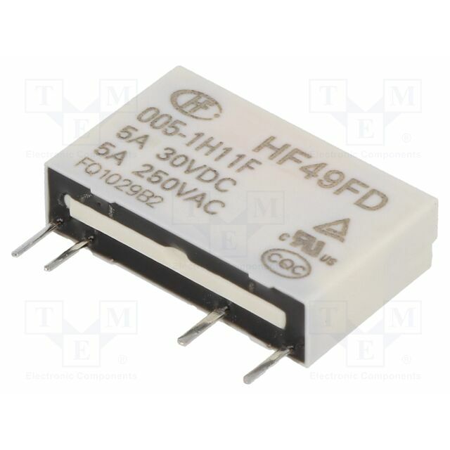 HONGFA RELAY Relay: electromagnetic; Ucoil: 5VDC