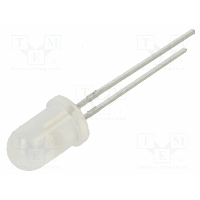EVERLIGHT LED; blue; 5mm; 100mcd; 40°