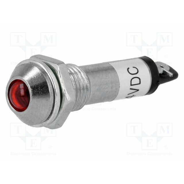 NINIGI Indicator: LED; prominent; red; 24VDC