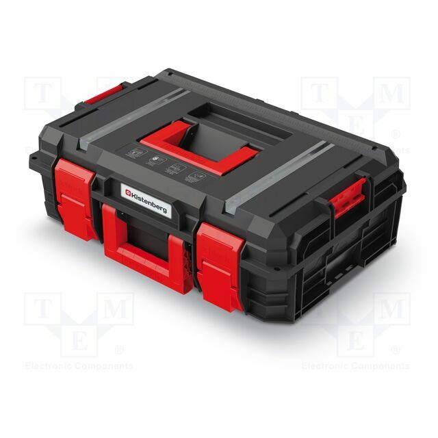 KISTENBERG Chest; tool case; black; polymer