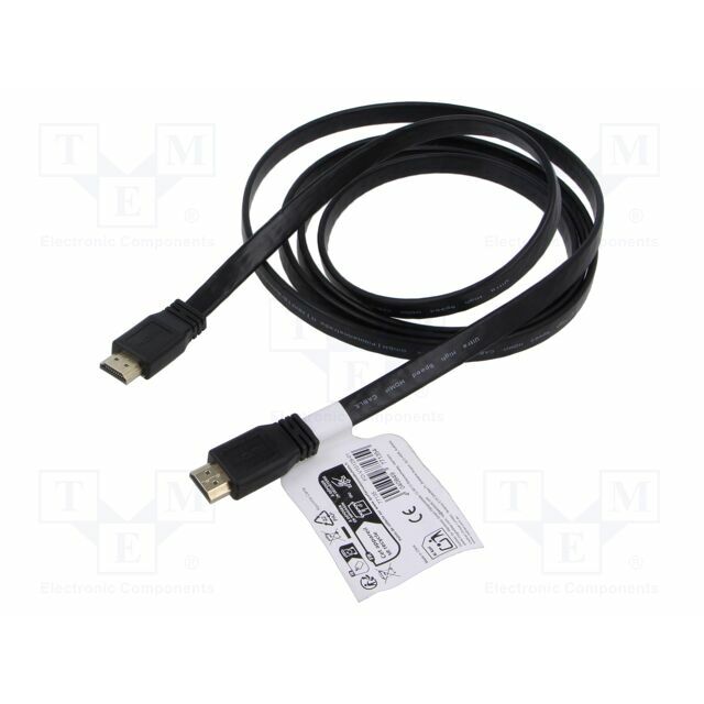Cable; HDMI plug,both sides; HDMI