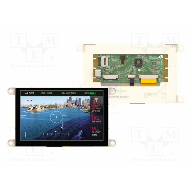 4D SYSTEMS Display: TFT; 5"; 800x480