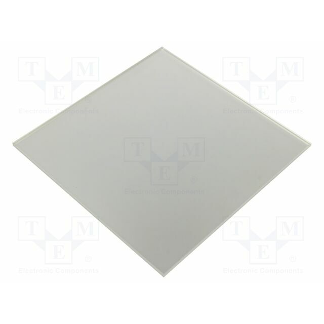 ORNO Decorative panel; glass; silver; 170x170x10mm