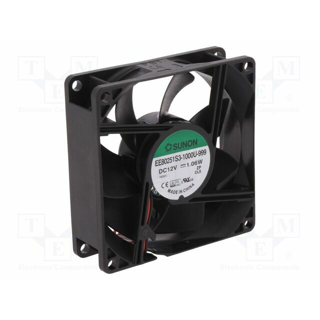 SUNON Fan: DC; 80x80x25mm; axial; 12VDC