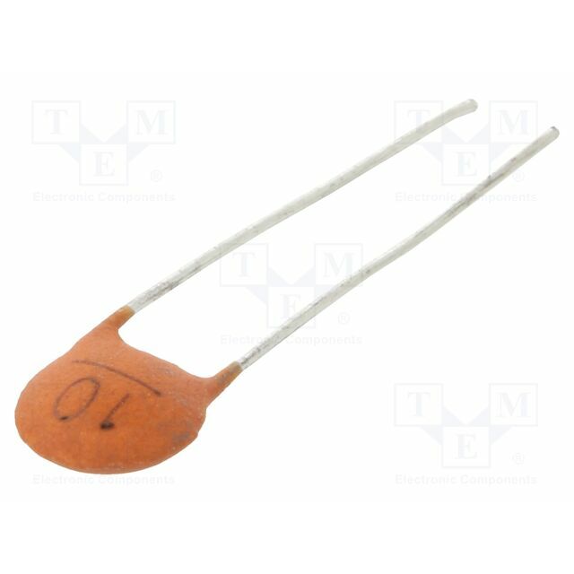 SR PASSIVES Capacitor: ceramic; 10pF; 100V