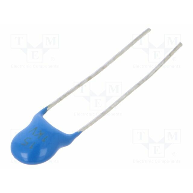 SR PASSIVES Capacitor: ceramic; 15pF; 1kV