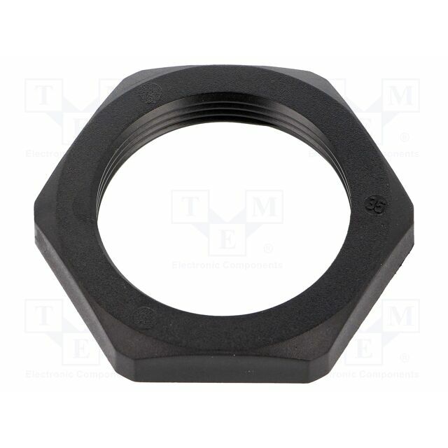 Nut; M32; polyamide; Thk: 7mm; Spanner: