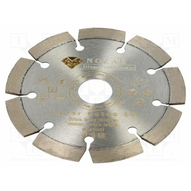 NOZAR DIAMANTWERKZEUGE Cutting diamond wheel; Ø: