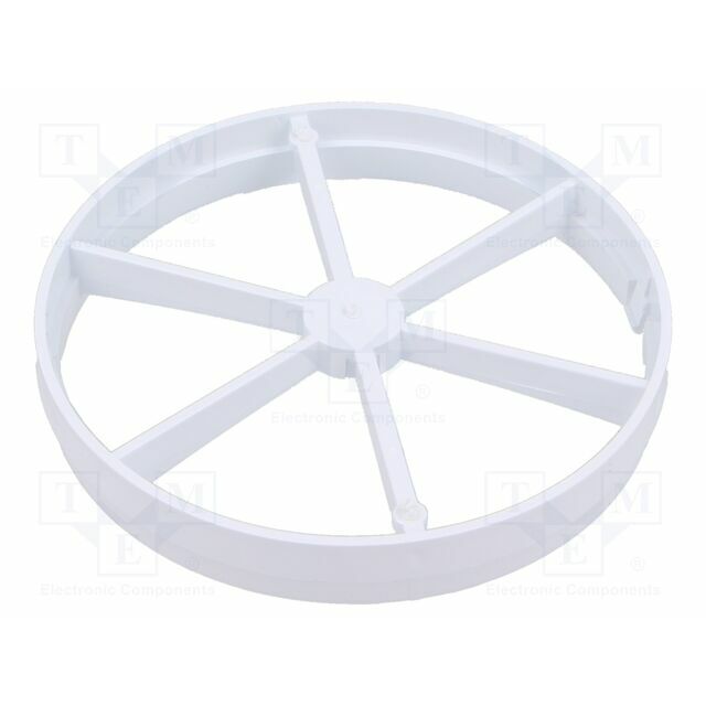 ORNO Butterfly damper; ABS; white; Ø100x10mm