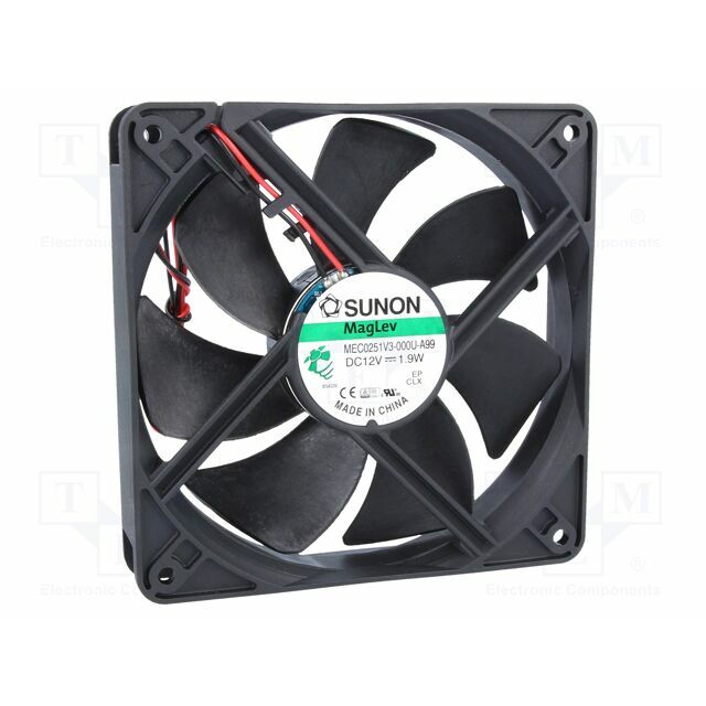 SUNON Fan: DC; 120x120x25mm; axial; 12VDC