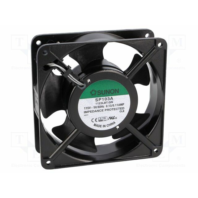 SUNON Fan: AC; 120x120x38mm; axial; 115VAC